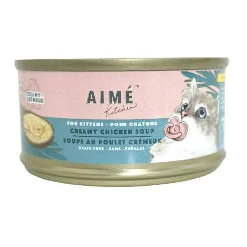 Aime Kitchen  無穀物幼貓主食罐- 忌廉濃雞湯 75g